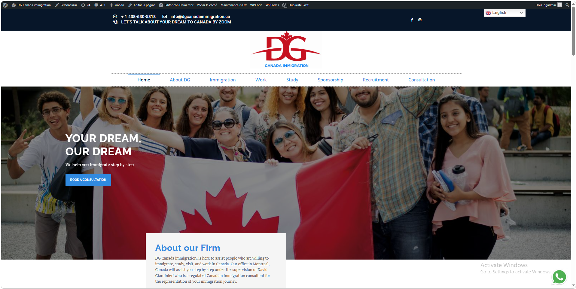 Websites & Funnel preview